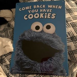 Cookie Monster sign